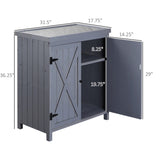 ZUN Garden Storage Cabinet （Prohibited by WalMart） 38285746