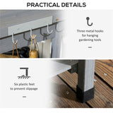 Garden Work BenchOpen Shelf Storage 38920001