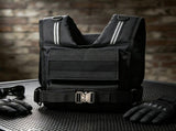 35lb Adjustable Weighted Vest, Iron Weight Training Vest with Shoulder Pad & Reflective Stripes for 71109755