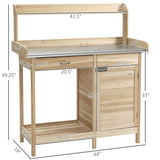Garden Work BenchOpen Shelf Storage 86115949