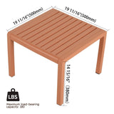 2-Piece Indoor/Outdoor Furniture set 1 Chairs & 1 Coffee Tables Waterproof PP Material- Easy W3450P323301