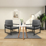 Lounge, living room, office or the reception area PVC leather accent arm chair with Extra thick W1359P194177