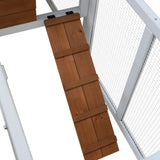 58" Wooden Outdoor Indoor Roof Waterproof Bunny Hutch Rabbit Cage Guinea Pig Coop PET House for W1431P341314