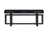 Elegant Console Table with Three Drawers, Extra Long Entryway Table for Entryway, Hallway, N711P175776B