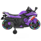 12V Kids Ride on Motorcycle, Electric Kids Motorcycle, Battery Powered Motorcycle for 3-6Years Old, W3380P322272
