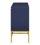 ZUN Minimalist & Luxury Cabinet Two Door Sideboard with ld Metal Legs for Living Room, Dining Room 02926492