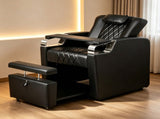 PVC Electric Reclining Black Pedicure Chair 09873135