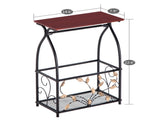 (37 x 20 x 57)cm Multifunctional Bathroom Table / Interior Side Table Tissue Magazine Rack A 54063069