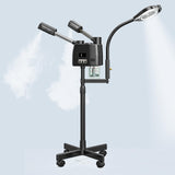 Professional 3 in 1 Facial Steamer on Wheels for Esthetician, Hot & Cold Mist, 5X LED Magnifying 96852289