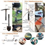 125 in 1 Survival Kits, Gifts Men, Professional Survival Gear Equipment Tools First Aid Supplies 95802270