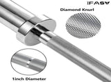 Barbell Bar Plates 4Ft Solid Iron Fitness Weightlifting 27331842