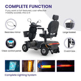 S500-BLACK Heavy Duty Mobility Scooter W429P151652
