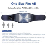 Lower Back Massager Heating Pad Cordless Heating Pad with Air Compression Vibration for Back Belly 13807924