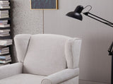 Coffee Table & Armchair Set,Vintage Luxury Style, a high-back comfortable reading chair & a 08347935