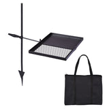 Folding Swivel Campfire Grill, Portable Cooking Grate over Fire Pit, Lightweight Grate & Camp Fire 83953992