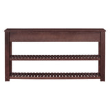 U_Style Stylish Entryway Console Table with 4 Drawers and 2 Shelves, Suitable for Entryways, Living N711P241286D