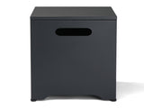 41*41*53.5cm Square Black Gas Storage Garden Iron Side Table 68938570