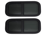 2 Pack 12" W x 22" H RV Camper Vertical Window fit for RV/Camper/Cargo/Food Truck 95486126