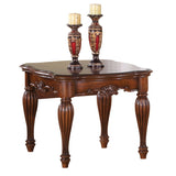 Cherry End Table with Turned Fluted Leg B062P189187