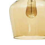 Auburn Bell Shaped Hanging Glass Pendant Light B035P264533