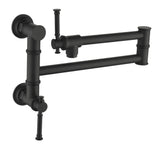 Pot Filler Faucet Wall Mount Pot Filler Faucet, Modern Brass Pot Filler Two-Attachment Wall Mount W928104082