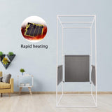 Portable Full Size Black Infrared Sauna tentPersonal Home Spa, with Infrared Panels, Heating Foot W78233990
