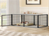 Large Dog Cage 48" Dog Kennel for Medium Dogs Puppy Dog Playpen with Top, Pet Cage, Indoor, W1820P242322