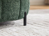 31.3"W Upholstered Round Ottoman With Reversible Lid, Chenille Storage Stool, Channel Tufted W3118P439478