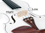 GV103 4/4 Spruce Panel Violin Matte White 75503925