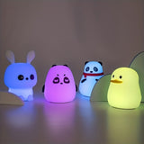 1 LED Bunny/Fat Bear/Stupid Bear/Chestnut Bear/Duck Night Light, Cute Rainbow light Changing 81737643