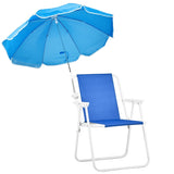 Folding Beach Chair with Umbrella Adults, Lightweight Porable Camping Chair with 265lbs Capacity 41539091