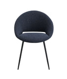 Klaus Black Boucle & Black Finish Side Chair B2726P309347