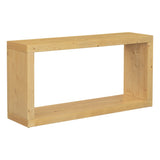 U_STYLE Modern Minimalist Entrance Table, Square Shaped Fashion Design, Easy to Assemble, Suitable N711P245613O