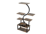 8-Tiered Indoor Plant Stand with 5 Grow Lights, 10-Level Stepless Dimming, Durable Thickened Metal 78451776