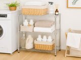 3-Tier Wire Shelving Rack, Chrome, 750 lb Capacity 64485789