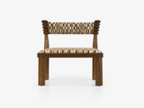 Postmodern Ball-Turned Solid Wood Dining Chair, Mid-Century Accent Side Chair with Patterned B2792P598928