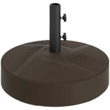 Brown Heavy Duty Outdoor Umbrella Stand Base with Stand 74817963