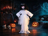 49" Halloween Animatronic Doll Girl Prop, Sound & Button Activated with Glowing Red Eyes, Shakeable 22848715