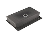 Stainless Steel Kitchen Sink, 33x22 Single Bowl, Overmount Handmade Sink in Brushed, with Cutting 58856153