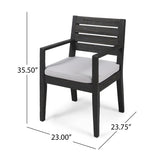NESTOR DINING CHAIR, DARK GREY 63949.00SDGRY