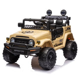 ZUN Licensed TOYOTA FJ Cruiser,12V Kids ride on car 2.4G W/Parents Remote Control,electric car for W1396107512