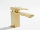 Single Handle Bathroom Faucet Lavatory Faucet Stainless Steel Single Hole-T20, Brushed GoldUnable 44171604