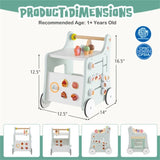 2-in-1 Baby Walker with 8 Fun Activities Side Shop Window 88953590