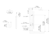 10 inch Shower Head Bathroom Luxury Rain Mixer Shower Complete Combo Set Wall Mounted W2287P182542
