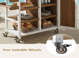 Foldable Outdoor Kitchen Island Patio Kitchen Island Outdoor Kitchen Cart Portable Prep Station with N719P380281Z