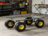 10" Run-Flat Tire & Wheel 2-Pack, 400 lbs Dynamic Load, 450 lbs Static Load, Flat Free Tubeless 75192205