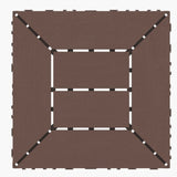 DIY friendly, easy to clean interlocking deck tiles, 11.8"x11.8" patio flooring 44 pieces per 91623820