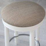 AGODY Bar Stools Set of 2, 26" Counter Height, 360&deg Swivel Wooden Barstool with Fabric Upholstered W2170P208071