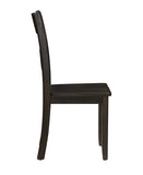 Haddie Distressed Walnut Finish Side Chair B2726P283281