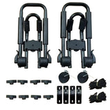 Kayak Roof Rack, Aluminum Kayak Carrier Folding J-Style Universal 4-in-1 Multifunction for Canoe, W3286P308215